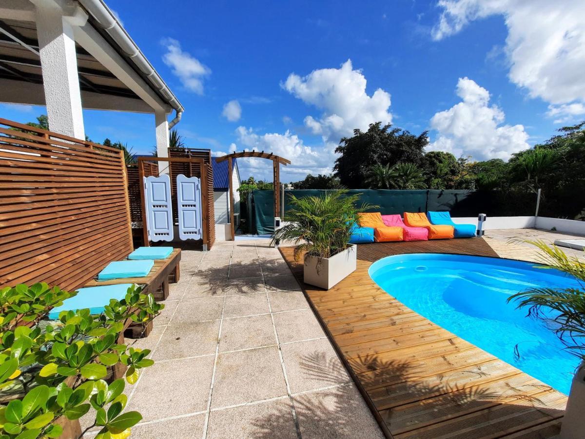 Tropical Dream - Gite Touristique - 4Adultes Et 3Enfants Baie-Mahault Esterno foto