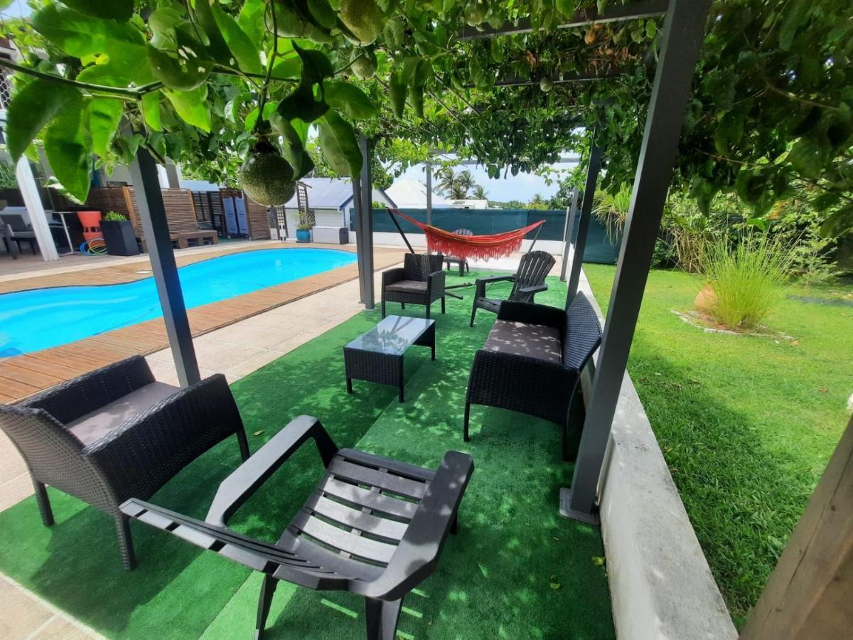 Tropical Dream - Gite Touristique - 4Adultes Et 3Enfants Baie-Mahault Esterno foto